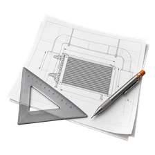 Icono de plano de ingeniería